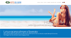 Desktop Screenshot of hotelgliulivi.it